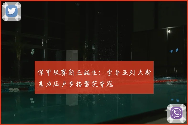 保甲联赛新王诞生:索非亚列夫斯基力压卢多格雷茨夺冠